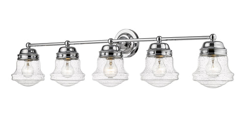 Vanity Z-Lite 736-5V-CH Chrome Vaughn 5 Light Vanity Z-Lite