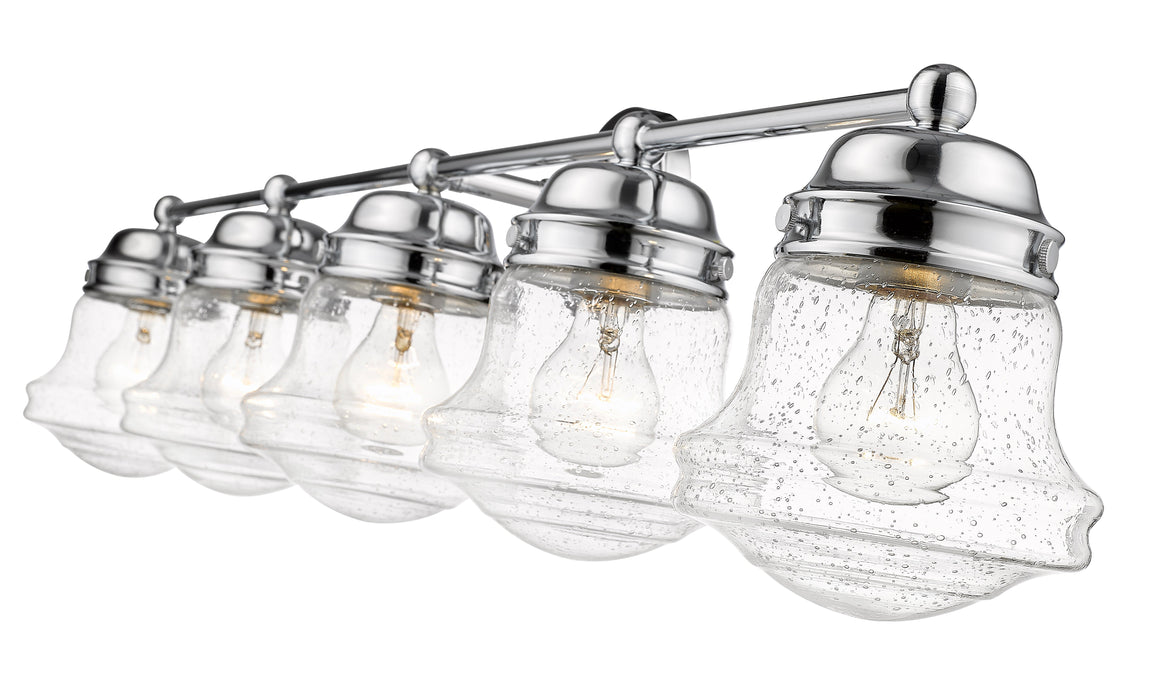 Vanity Z-Lite 736-5V-CH Chrome Vaughn 5 Light Vanity Z-Lite