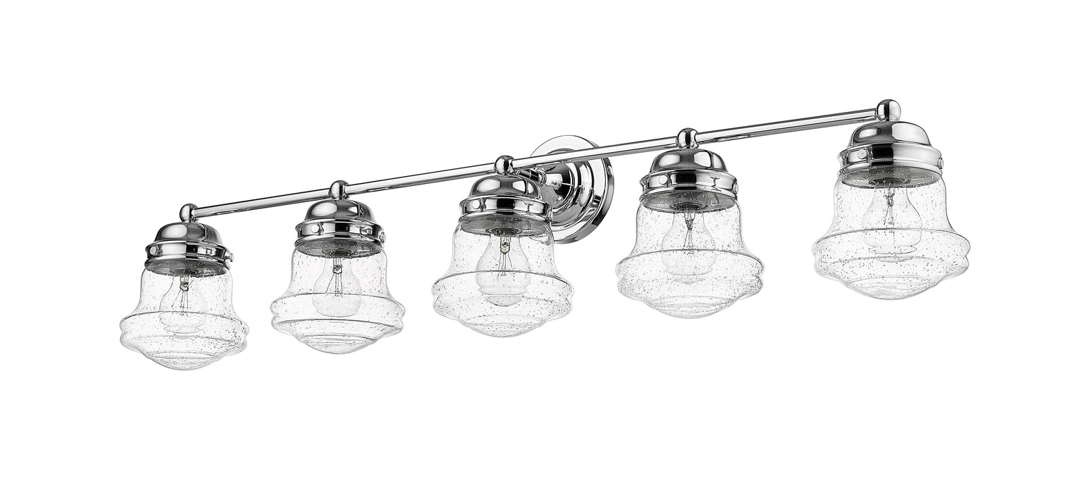 Vanity Z-Lite 736-5V-CH Chrome Vaughn 5 Light Vanity Z-Lite