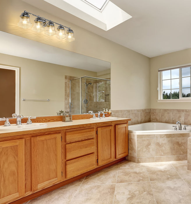 Vanity Z-Lite 736-5V-CH Chrome Vaughn 5 Light Vanity Z-Lite