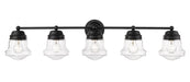 Vanity Z-Lite 736-5V-MB Matte Black Vaughn 5 Light Vanity Z-Lite