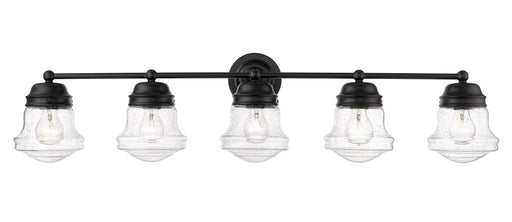 Vanity Z-Lite 736-5V-MB Matte Black Vaughn 5 Light Vanity Z-Lite