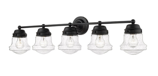 Vanity Z-Lite 736-5V-MB Matte Black Vaughn 5 Light Vanity Z-Lite