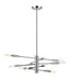 Chandelier Z-Lite 737-10CH Chrome Ascension 10 Light Chandelier Z-Lite