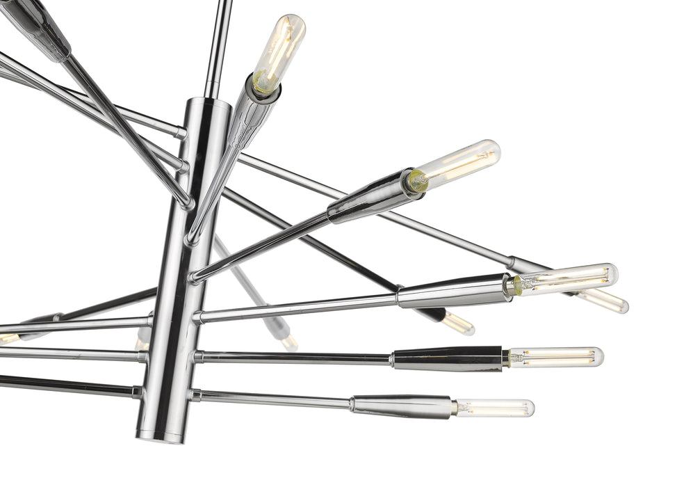 Chandelier Z-Lite 737-16CH Chrome Ascension 16 Light Chandelier Z-Lite