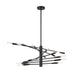 Chandelier Z-Lite 737-16MB Matte Black Ascension 16 Light Chandelier Z-Lite