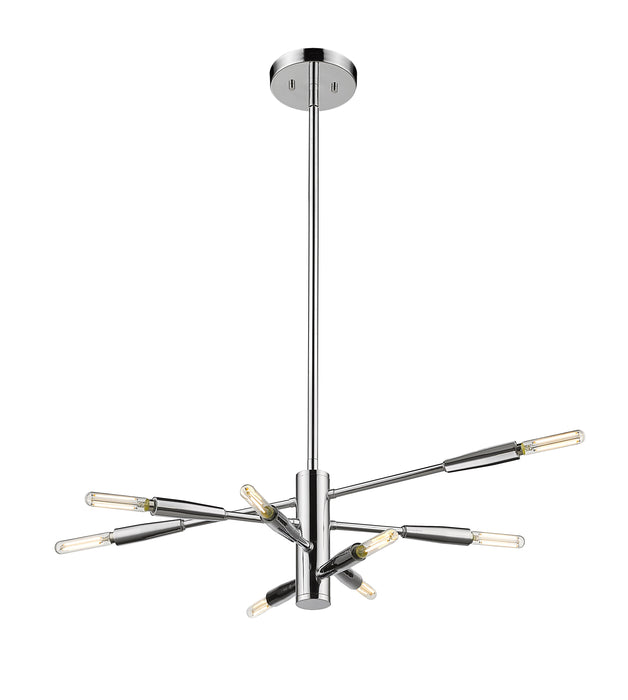 Chandelier Z-Lite 737-8CH Chrome Ascension 8 Light Chandelier Z-Lite