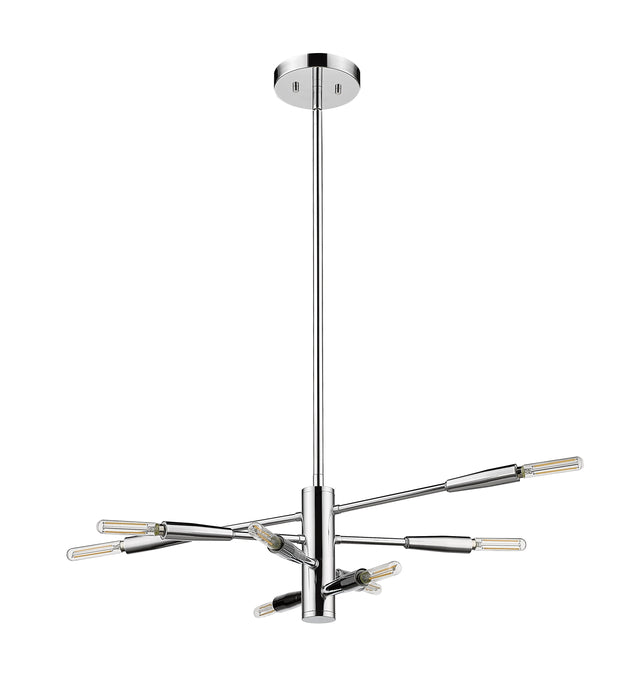 Chandelier Z-Lite 737-8CH Chrome Ascension 8 Light Chandelier Z-Lite