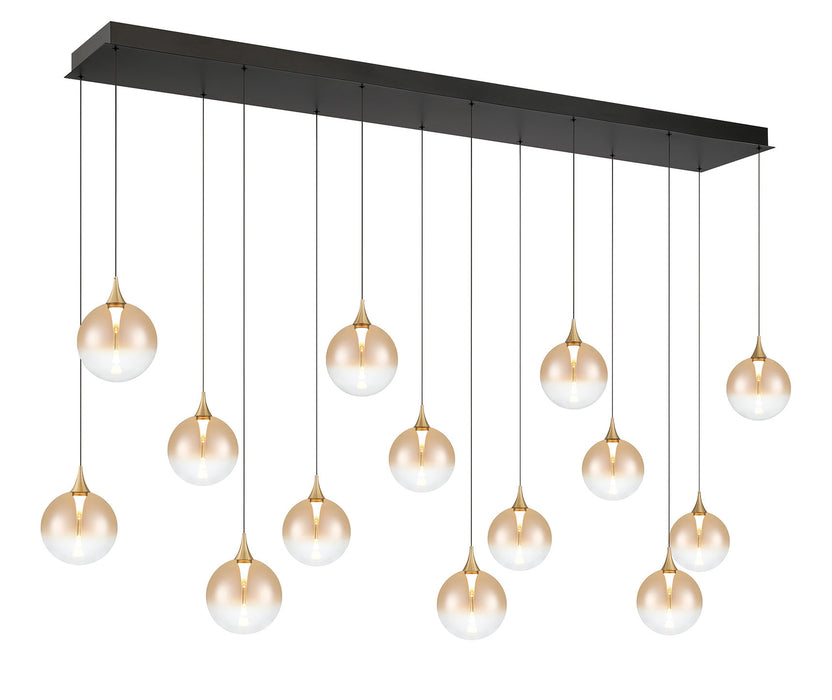 Eurofase 48938-037 Iissa 72" Gold LED Chandelier