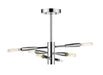 Semi Flush Mount Z-Lite 737SF6-CH Chrome Ascension 6 Light Semi Flush Mount Z-Lite