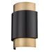 Wall Sconce Z-Lite 739S-BRZ-RB Bronze + Rubbed Brass Harlech 2 Light Wall Sconce Z-Lite