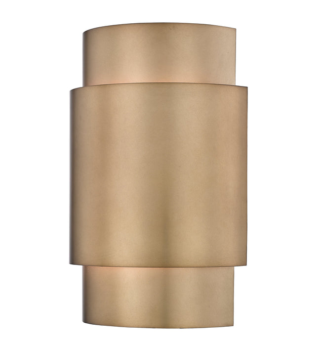Wall Sconce Z-Lite 739S-RB Rubbed Brass Harlech 2 Light Wall Sconce Z-Lite
