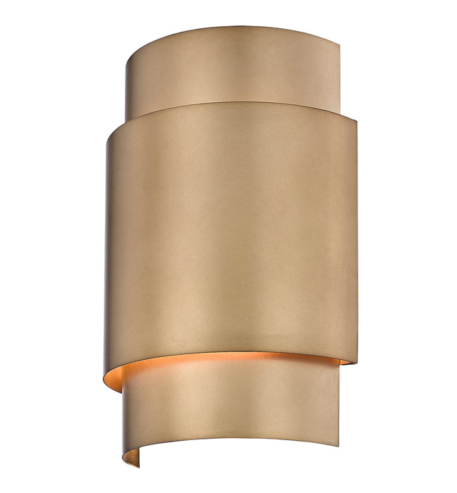 Wall Sconce Z-Lite 739S-RB Rubbed Brass Harlech 2 Light Wall Sconce Z-Lite