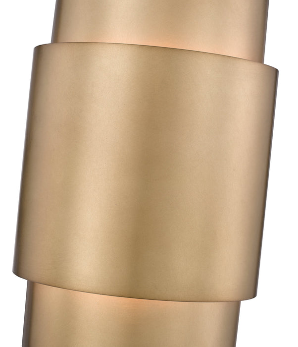 Wall Sconce Z-Lite 739S-RB Rubbed Brass Harlech 2 Light Wall Sconce Z-Lite