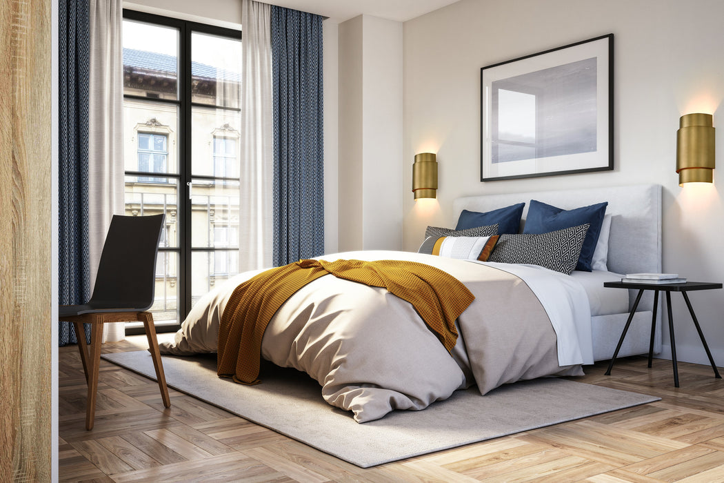 Wall Sconce Z-Lite 739S-RB Rubbed Brass Harlech 2 Light Wall Sconce Z-Lite