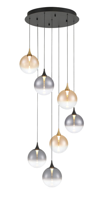 Eurofase 48930-042 Iissa 21" Gold-Black Mix LED Chandelier
