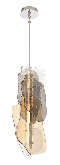 Eurofase 50463-015 Grotto 36" Polished Nickel LED Pendant Light