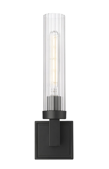 Wall Sconce Z-Lite 740-1S-MB Matte Black Beau 1 Light Wall Sconce Z-Lite