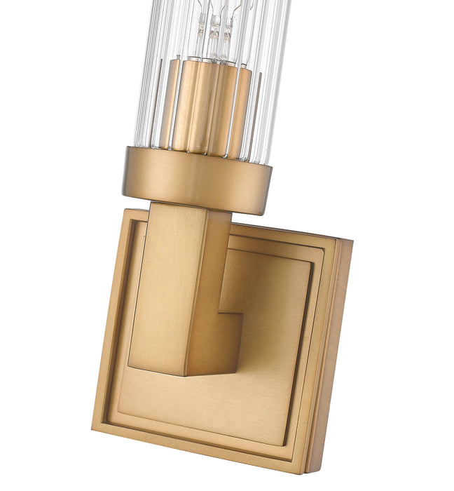 Wall Sconce Z-Lite 740-1S-RB Rubbed Brass Beau 1 Light Wall Sconce Z-Lite