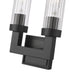 Wall Sconce Z-Lite 740-2S-MB Matte Black Beau 2 Light Wall Sconce Z-Lite