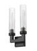 Wall Sconce Z-Lite 740-2S-MB Matte Black Beau 2 Light Wall Sconce Z-Lite