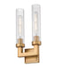 Wall Sconce Z-Lite 740-2S-RB Rubbed Brass Beau 2 Light Wall Sconce Z-Lite