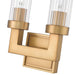 Wall Sconce Z-Lite 740-2S-RB Rubbed Brass Beau 2 Light Wall Sconce Z-Lite
