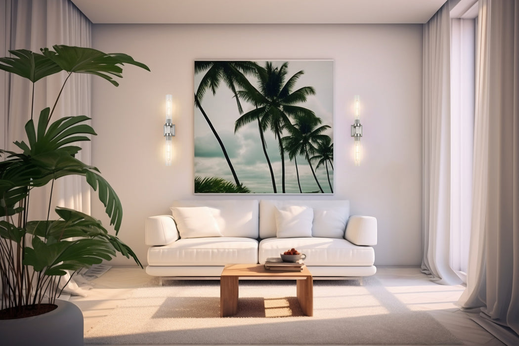 Wall Sconce Z-Lite 740-2W-BN Brushed Nickel Beau 2 Light Wall Sconce Z-Lite