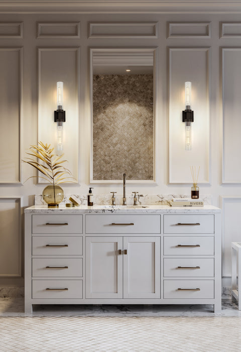 Wall Sconce Z-Lite 740-2W-BRZ Bronze Beau 2 Light Wall Sconce Z-Lite