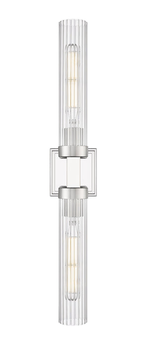 Wall Sconce Z-Lite 740-2W-PN Polished Nickel Beau 2 Light Wall Sconce Z-Lite