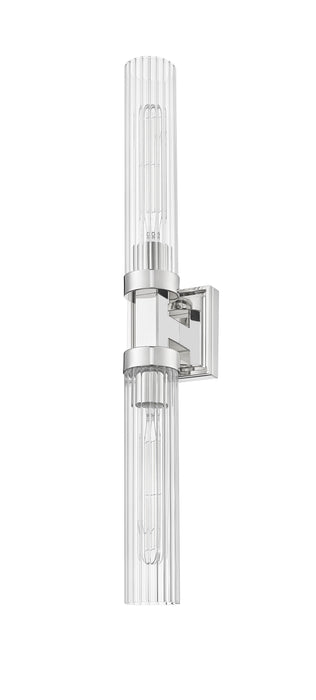 Wall Sconce Z-Lite 740-2W-PN Polished Nickel Beau 2 Light Wall Sconce Z-Lite