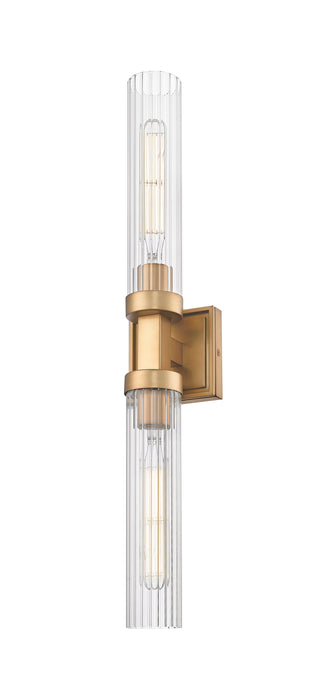 Wall Sconce Z-Lite 740-2W-RB Rubbed Brass Beau 2 Light Wall Sconce Z-Lite