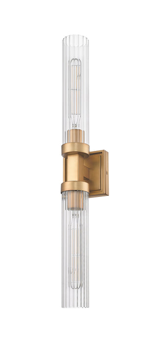Wall Sconce Z-Lite 740-2W-RB Rubbed Brass Beau 2 Light Wall Sconce Z-Lite