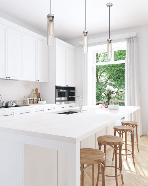 Pendant Z-Lite 740P-BN Brushed Nickel Beau 1 Light Pendant Z-Lite