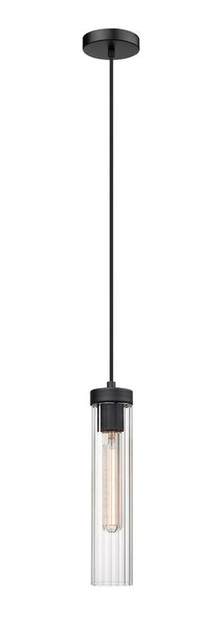 Pendant Z-Lite 740P-ROD-MB Matte Black Beau 1 Light Pendant Z-Lite