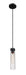 Pendant Z-Lite 740P-MB Matte Black Beau 1 Light Pendant Z-Lite