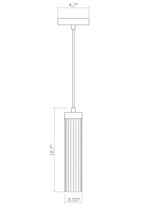 Pendant Z-Lite 740P-ROD-RB Rubbed Brass Beau 1 Light Pendant Z-Lite