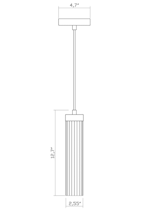 Pendant Z-Lite 740P-RB Rubbed Brass Beau 1 Light Pendant Z-Lite
