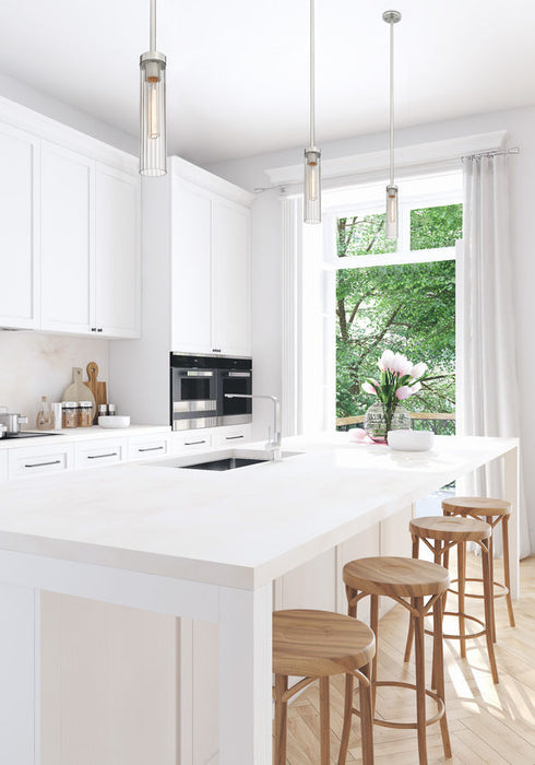 Pendant Z-Lite 740P-ROD-BN Brushed Nickel Beau 1 Light Pendant Z-Lite