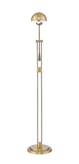 Floor Lamp Z-Lite 741FL-HBR Heritage Brass Grammercy Park 1 Light Floor Lamp Z-Lite