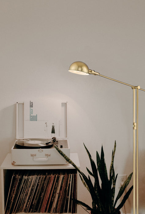Floor Lamp Z-Lite 741FL-HBR Heritage Brass Grammercy Park 1 Light Floor Lamp Z-Lite