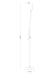 Floor Lamp Z-Lite 741FL-MB Matte Black Grammercy Park 1 Light Floor Lamp Z-Lite