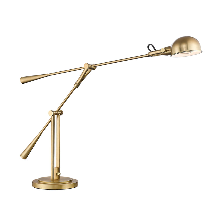 Table Lamp Z-Lite 741TL-HBR Heritage Brass Grammercy Park 1 Light Table Lamp Z-Lite