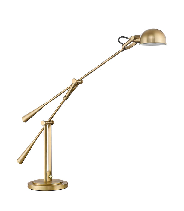 Table Lamp Z-Lite 741TL-HBR Heritage Brass Grammercy Park 1 Light Table Lamp Z-Lite