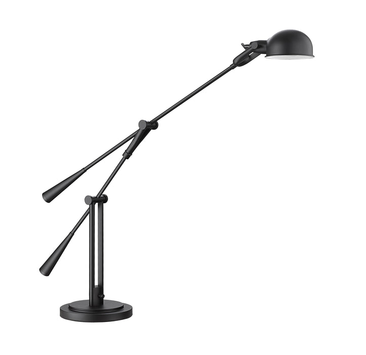 Table Lamp Z-Lite 741TL-MB Matte Black Grammercy Park 1 Light Table Lamp Z-Lite