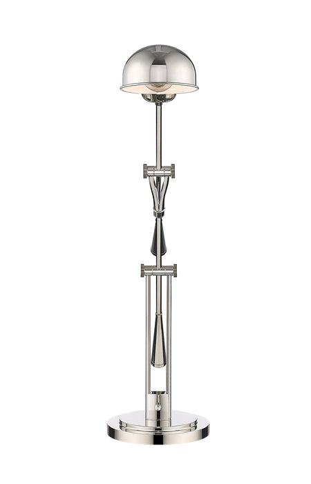 Table Lamp Z-Lite 741TL-PN Polished Nickel Grammercy Park 1 Light Table Lamp Z-Lite
