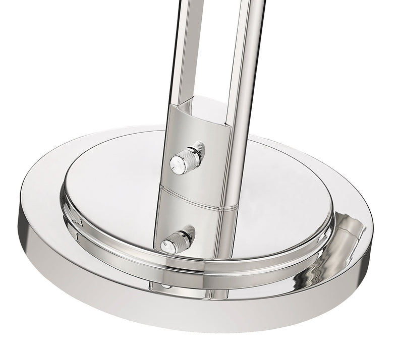 Table Lamp Z-Lite 741TL-PN Polished Nickel Grammercy Park 1 Light Table Lamp Z-Lite