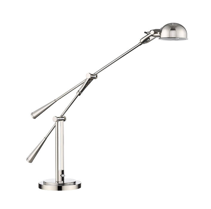 Table Lamp Z-Lite 741TL-PN Polished Nickel Grammercy Park 1 Light Table Lamp Z-Lite