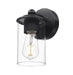 Wall Sconce Z-Lite 742-1S-MB Matte Black Thayer 1 Light Wall Sconce Z-Lite