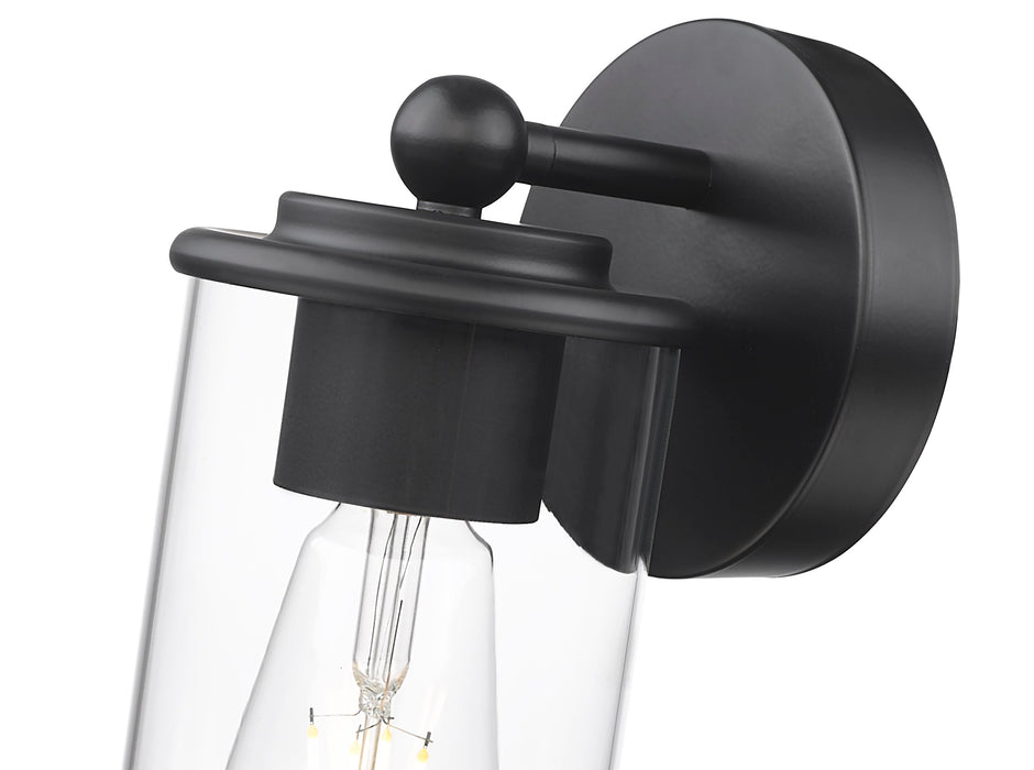 Wall Sconce Z-Lite 742-1S-MB Matte Black Thayer 1 Light Wall Sconce Z-Lite